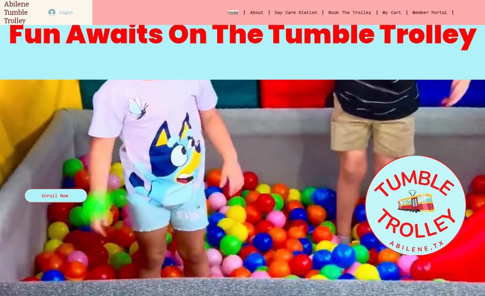 Tumble Trolley website built by Key City Digital